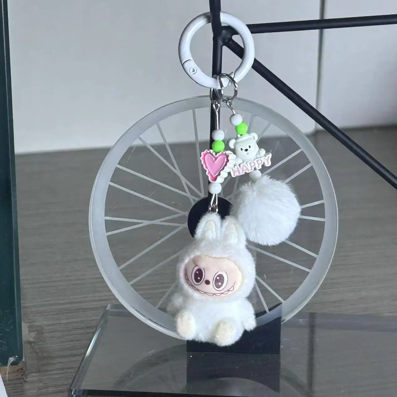 🧸Labubu Mini Sleutelhanger – Voor je Sleutels, Telefoon, Auto & DIY Magic🔑