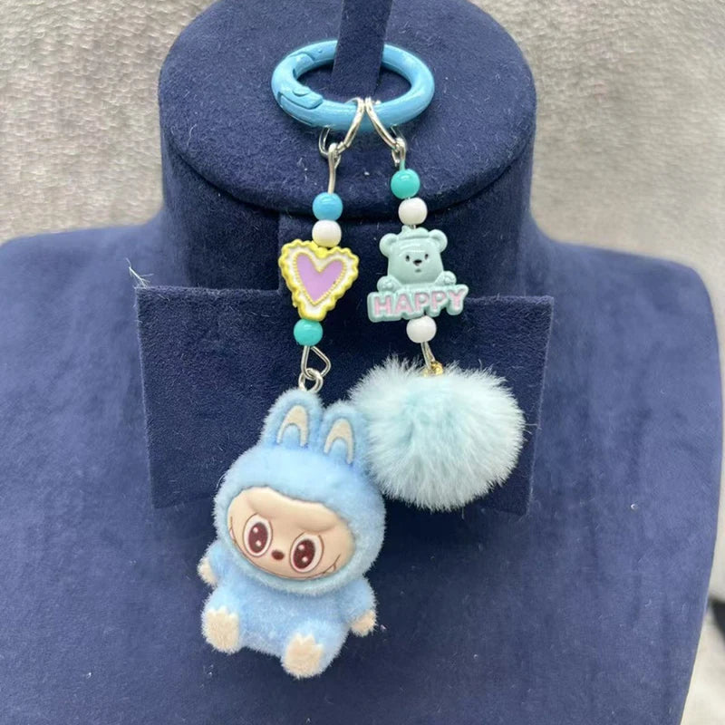🧸Labubu Mini Sleutelhanger – Voor je Sleutels, Telefoon, Auto & DIY Magic🔑