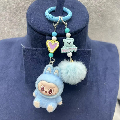 🧸Labubu Mini Sleutelhanger – Voor je Sleutels, Telefoon, Auto & DIY Magic🔑