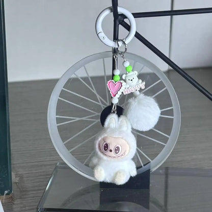 🧸Labubu Mini Sleutelhanger – Voor je Sleutels, Telefoon, Auto & DIY Magic🔑