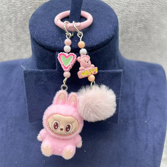 🧸Labubu Mini Sleutelhanger – Voor je Sleutels, Telefoon, Auto & DIY Magic🔑