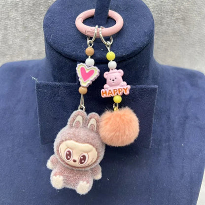 🧸Labubu Mini Sleutelhanger – Voor je Sleutels, Telefoon, Auto & DIY Magic🔑