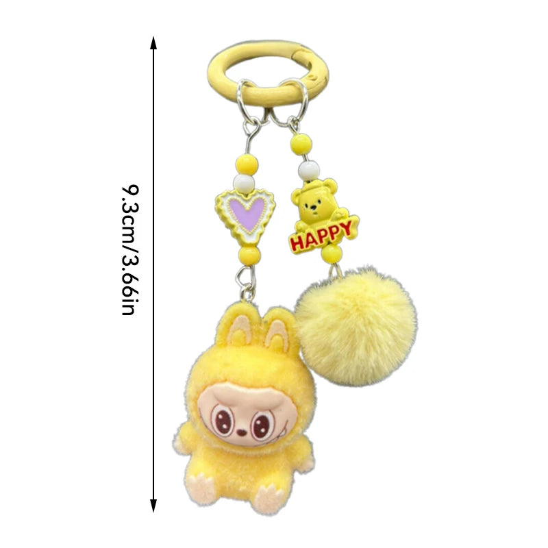 🧸Labubu Mini Sleutelhanger – Voor je Sleutels, Telefoon, Auto & DIY Magic🔑