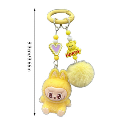 🧸Labubu Mini Sleutelhanger – Voor je Sleutels, Telefoon, Auto & DIY Magic🔑