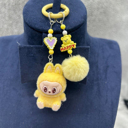🧸Labubu Mini Sleutelhanger – Voor je Sleutels, Telefoon, Auto & DIY Magic🔑